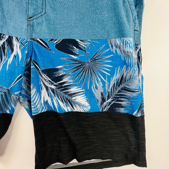 O’NEILL MENS SZ 36 HYBRID PALM LEAF PRINT SURFING/SWIMMING BOARD SHORTS - Picture 3 of 11